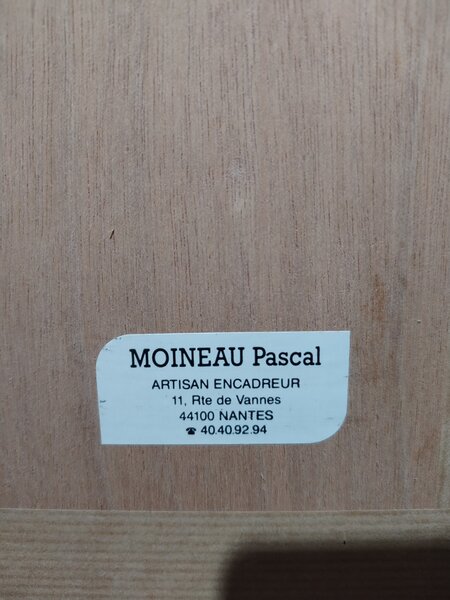 Tablou arab pictat in acuarela si semnat